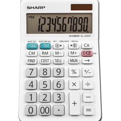 Sharp® White Series Desktop Calculator, EL-330WB