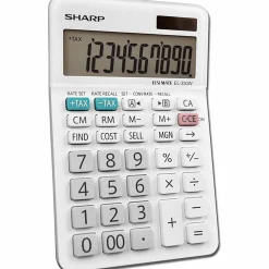 Sharp® White Series Desktop Calculator, EL-330WB