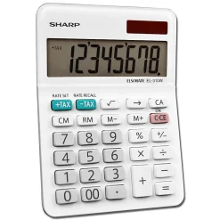 Sharp® White Series Desktop Calculator, EL-310WB
