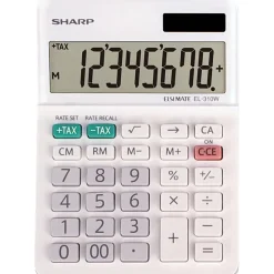Sharp® White Series Desktop Calculator, EL-310WB