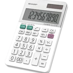 Sharp® White Series Handheld Calculator, EL-377WB