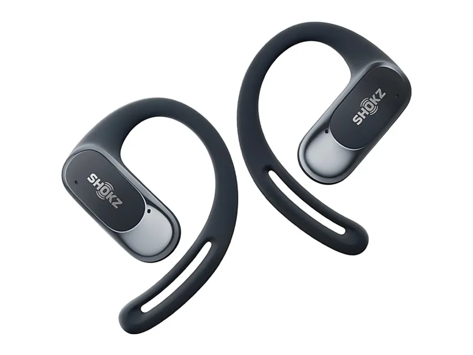 Shokz® OpenFit Air™ True Wireless Bluetooth® Open-Ear Earbuds With Charging Case, Black