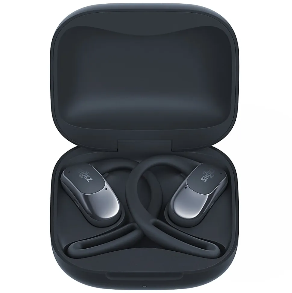 Shokz® OpenFit Air™ True Wireless Bluetooth® Open-Ear Earbuds With Charging Case, Black