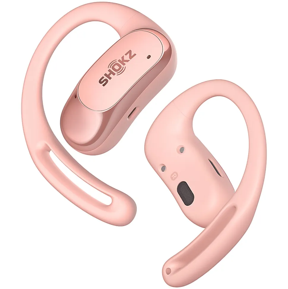 Shokz® OpenFit Air™ True Wireless Bluetooth® Open-Ear Earbuds With Charging Case, Pink
