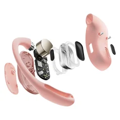 Shokz® OpenFit Air™ True Wireless Bluetooth® Open-Ear Earbuds With Charging Case, Pink