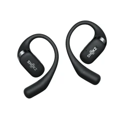 Shokz OpenFit Open-Ear Hook True Wireless Bluetooth Earbuds With Charging Case & Cable, Black, T910-ST-BK-US