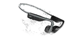 Shokz OpenMove Bone Conduction Open Ear Headphones, Gray