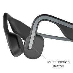 Shokz OpenMove Bone Conduction Open Ear Headphones, Gray