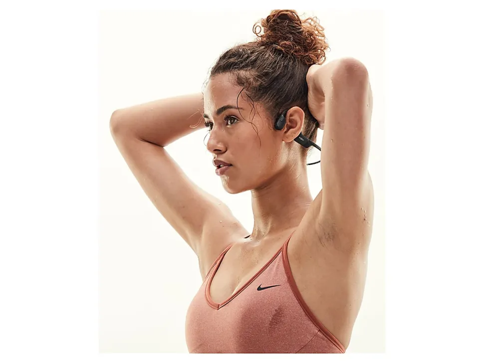 Shokz® OpenRun Mini Bone-Conduction Open-Ear Sport Headphones With Microphones, Black