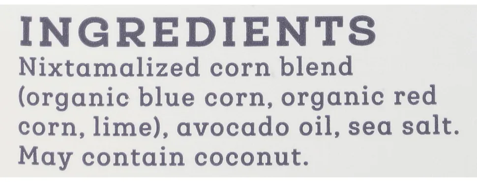 Siete Tortilla Chips, Maiz Blue Corn Totopos, 7.5 Oz, Total Qty 6