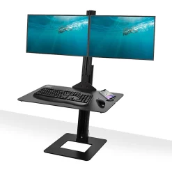 SIIG Dual Display Adjustable Computer Keyboard Stand, CEMT2H12S1