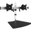SIIG Easy-Adjust Dual Monitor Desk Stand - 13" to 27" - Up to 27" Screen Support - 35.20 lb Load Capacity - CEMT2011S1