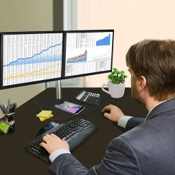 SIIG Easy-Adjust Dual Monitor Desk Stand - 13