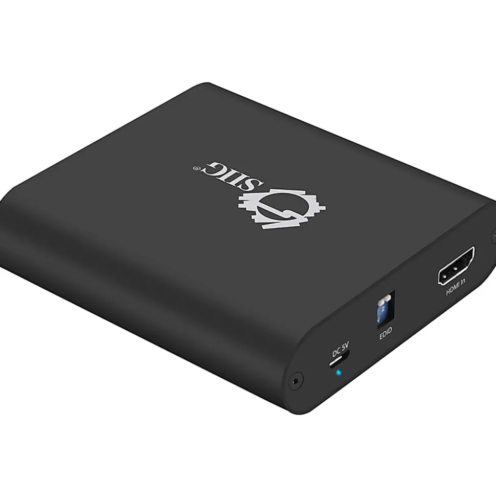 SIIG HDMI 2.0 to DisplayPort 1.2 Converter, 4Kx2K 60Hz, CEH22Z11S1