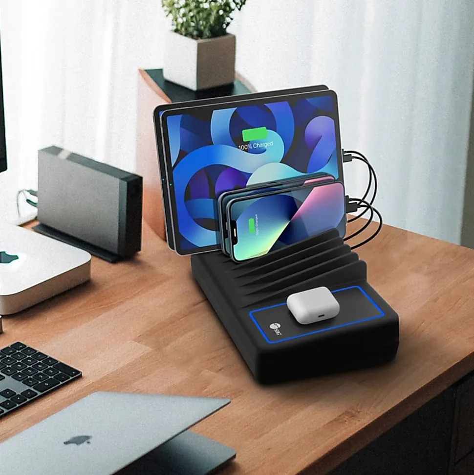 SIIG 10-Port USB-A/C & Wireless Charging Station - 150W