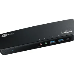 SIIG USB-C Triple 4K Video Docking Station with 100W Power Delivery - Universal USB-C Multi Port Docking Station TAA Compliant
