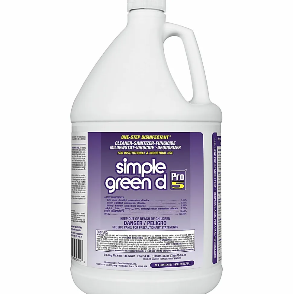 Simple Green® Disinfectant Pro 5, 128 Oz Bottle