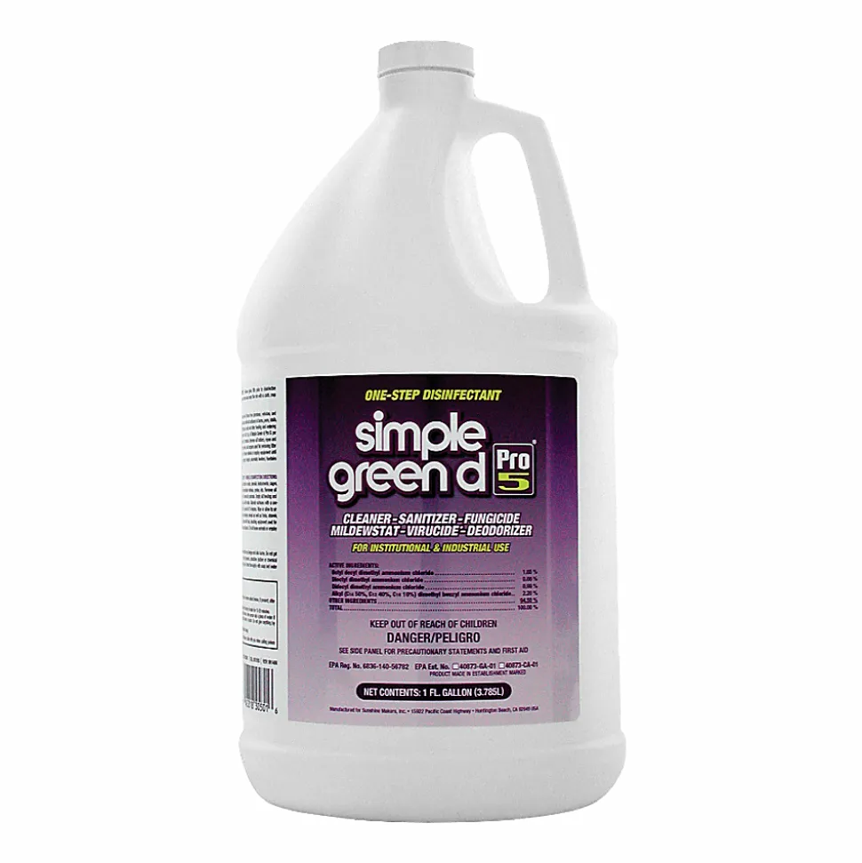 Simple Green® Disinfectant Pro 5, 128 Oz Bottle