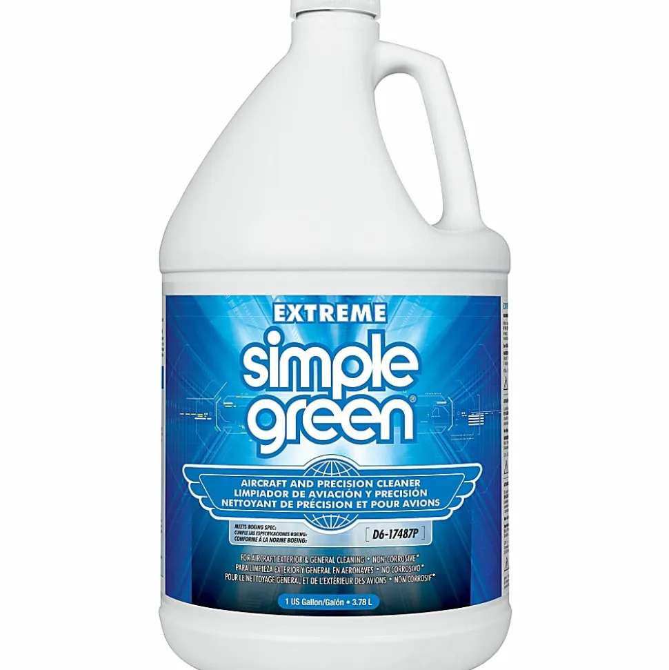 Simple Green Extreme Aircraft/Precision Cleaner - 1 gal - Unscented - Clear - 4 / Carton