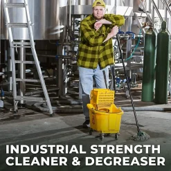 Simple Green Industrial Cleaner/Degreaser, Concentrate, 128 fl oz, Lemon Scent, Case of 4 - 14010CT