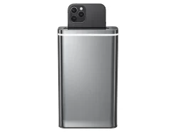 simplehuman Cleanstation Phone Sanitizer With UV-C Light, 7-5/8”H x 4-1/2”W x 2”D, Brushed Stainless Steel