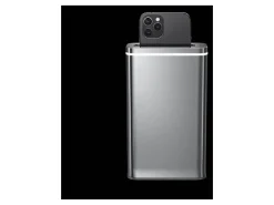 simplehuman Cleanstation Phone Sanitizer With UV-C Light, 7-5/8”H x 4-1/2”W x 2”D, Brushed Stainless Steel