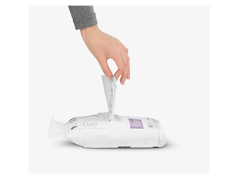simplehuman® Custom Fit Can Liners, R, 0.3 mil, 10L/2.6G, White, Pack Of 240