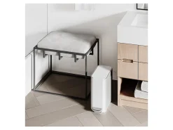 simplehuman Profile Slim Step Trash Can, 1.3 Gallon, 12.2