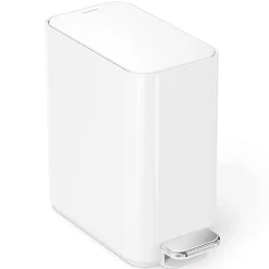 simplehuman Profile Slim Step Trash Can, 1.3 Gallon, 12.2