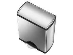 simplehuman® Rectangular Metal Step Trash Can, 13 Gallons, 25-3/4