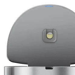 simplehuman® Semi-Round Sensor Stainless-Steel Trash Can With Liner Pocket, 12 Gallons, 25-1/4