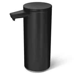 simplehuman Touch-Free Rechargeable Sensor Liquid Soap And Hand Sanitizer Dispenser, 9 Oz, Matte Black