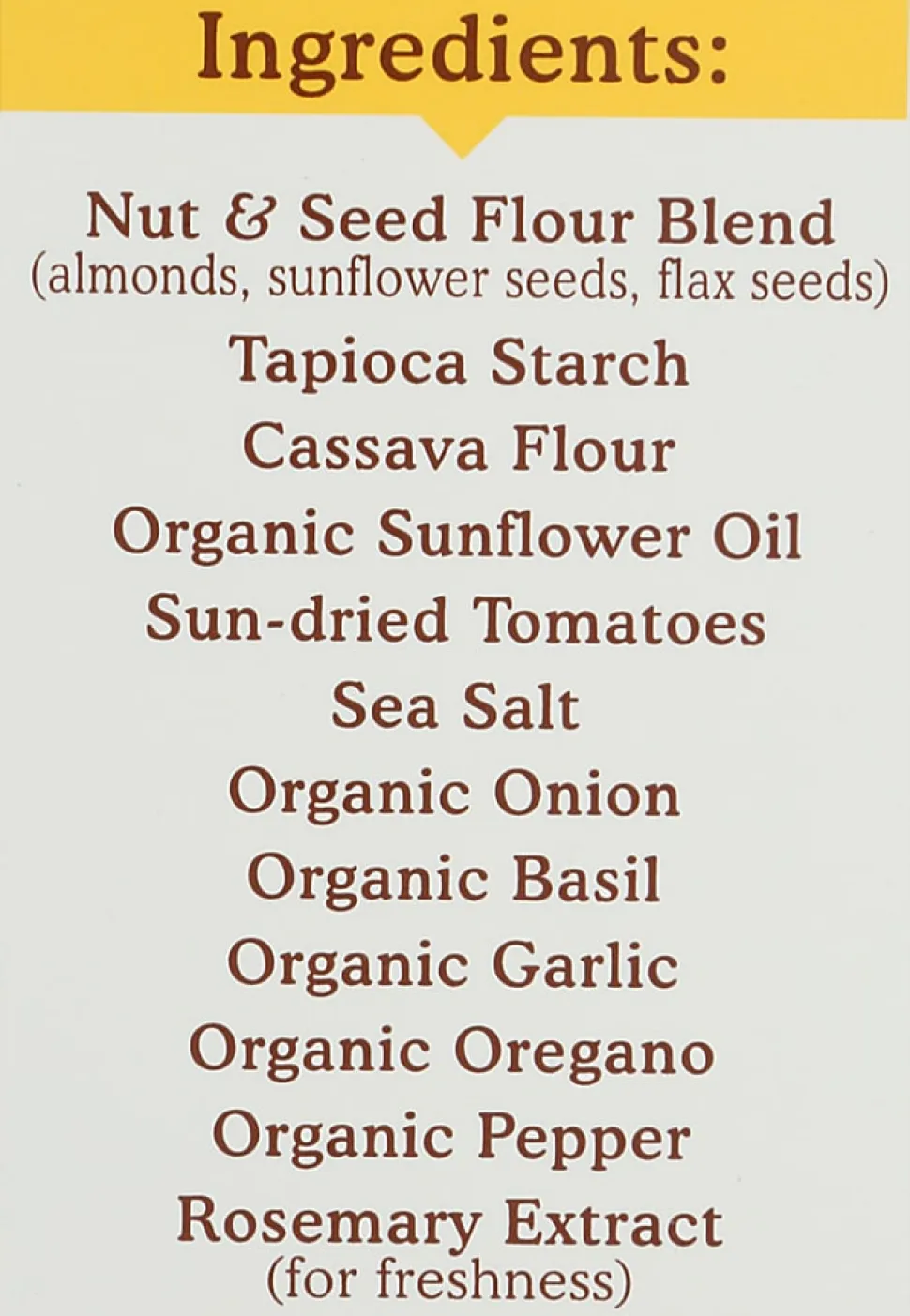 Simple Mills Almond Flour Crackers, Sun Dried Tomato and Basil, 4.25 Oz, Total Qty 6