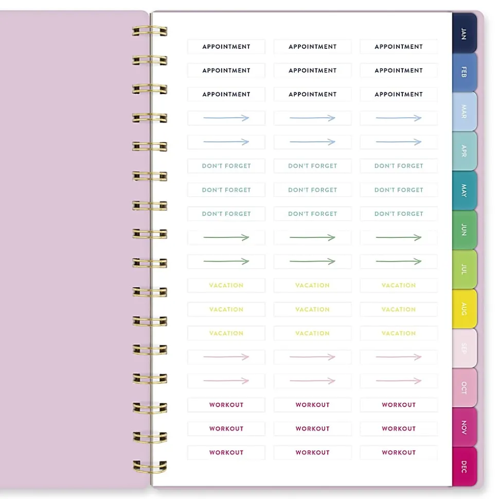 Simplified by Emily Ley for AT-A-GLANCE® 2026 Weekly Monthly Planner, Pink, Small, 5 1/2" x 8 1/2"