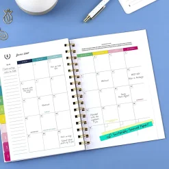 Simplified by Emily Ley for AT-A-GLANCE® Academic 2026-2027 Weekly Monthly Planner, Seaglass, Small, 5 1/2
