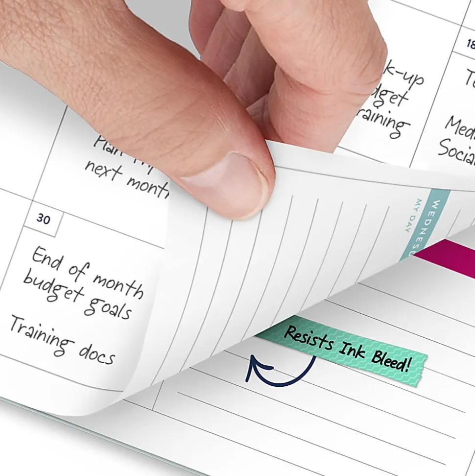 Simplified by Emily Ley for AT-A-GLANCE® Academic 2026-2027 Weekly Monthly Planner, Seaglass, Medium, 7" x 8 3/4"