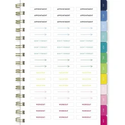 Simplified by Emily Ley for AT-A-GLANCE® Academic 2026-2027 Customizable Weekly Monthly Planner, Oversized Plaid, Small, 5 1/2