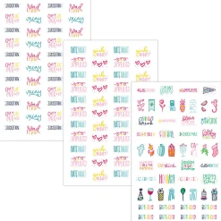 Simplified System by Emily Ley Phrase Sticker Pack, Set of 6