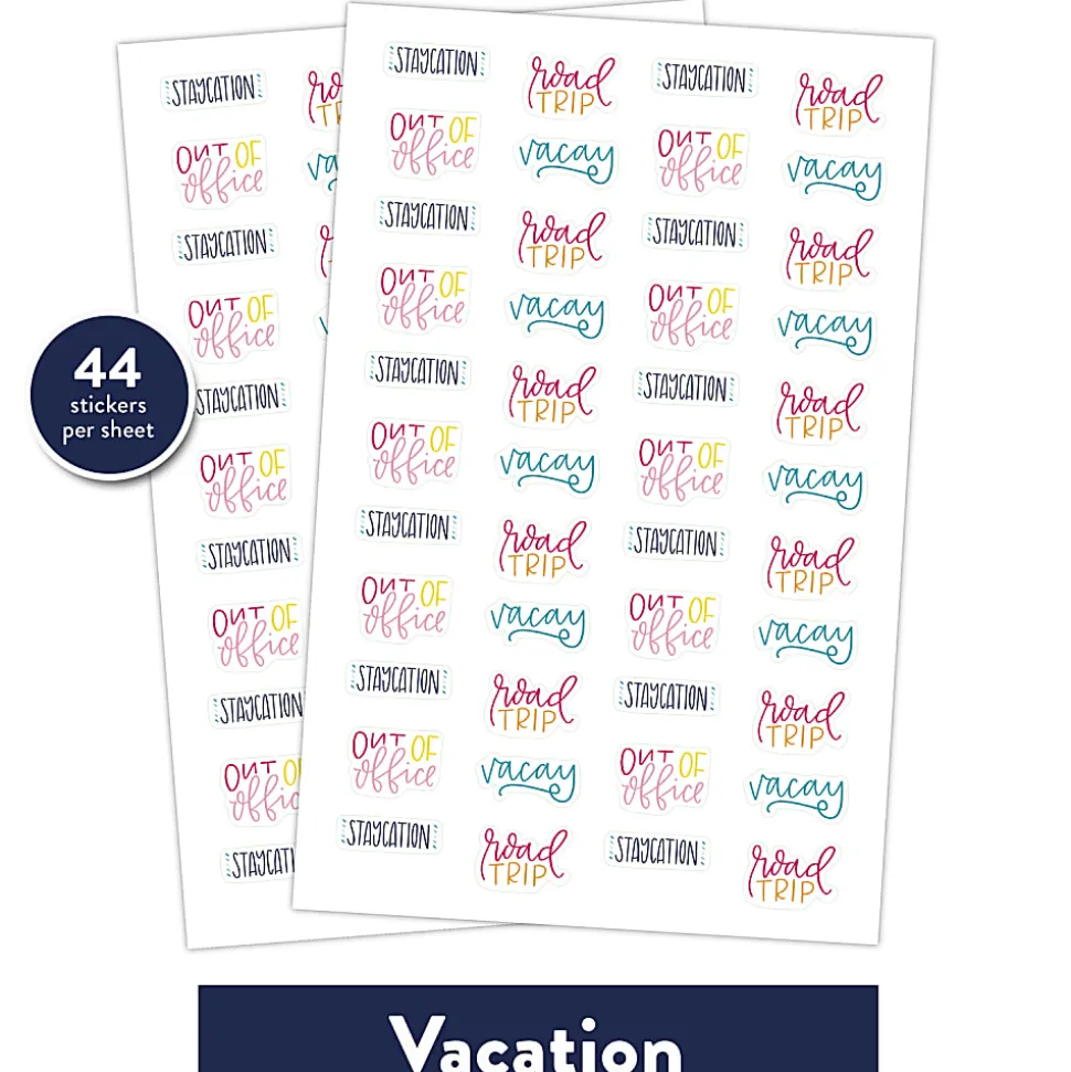 Simplified System by Emily Ley Phrase Sticker Pack, Set of 6
