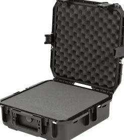 SKB Cases iSeries Injection-Molded Mil-Standard Waterproof Case With Foam, 15"H x 15"W x 6-1/2"D, Black