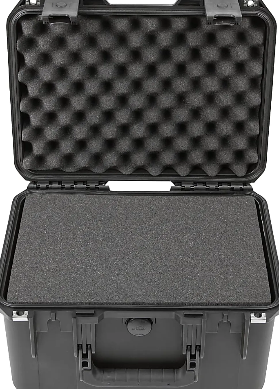 SKB Cases iSeries Injection-Molded Mil-Standard Waterproof Case With Foam, 15"H x 10-1/2"W x 5-7/8"D, Black