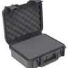 SKB Cases iSeries Injection-Molded Mil-Standard Waterproof Case With Foam, 12"H x 9"W x 4-1/2"D, Black