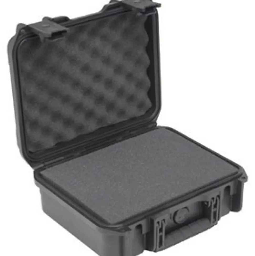 SKB Cases iSeries Injection-Molded Mil-Standard Waterproof Case With Foam, 12"H x 9"W x 4-1/2"D, Black