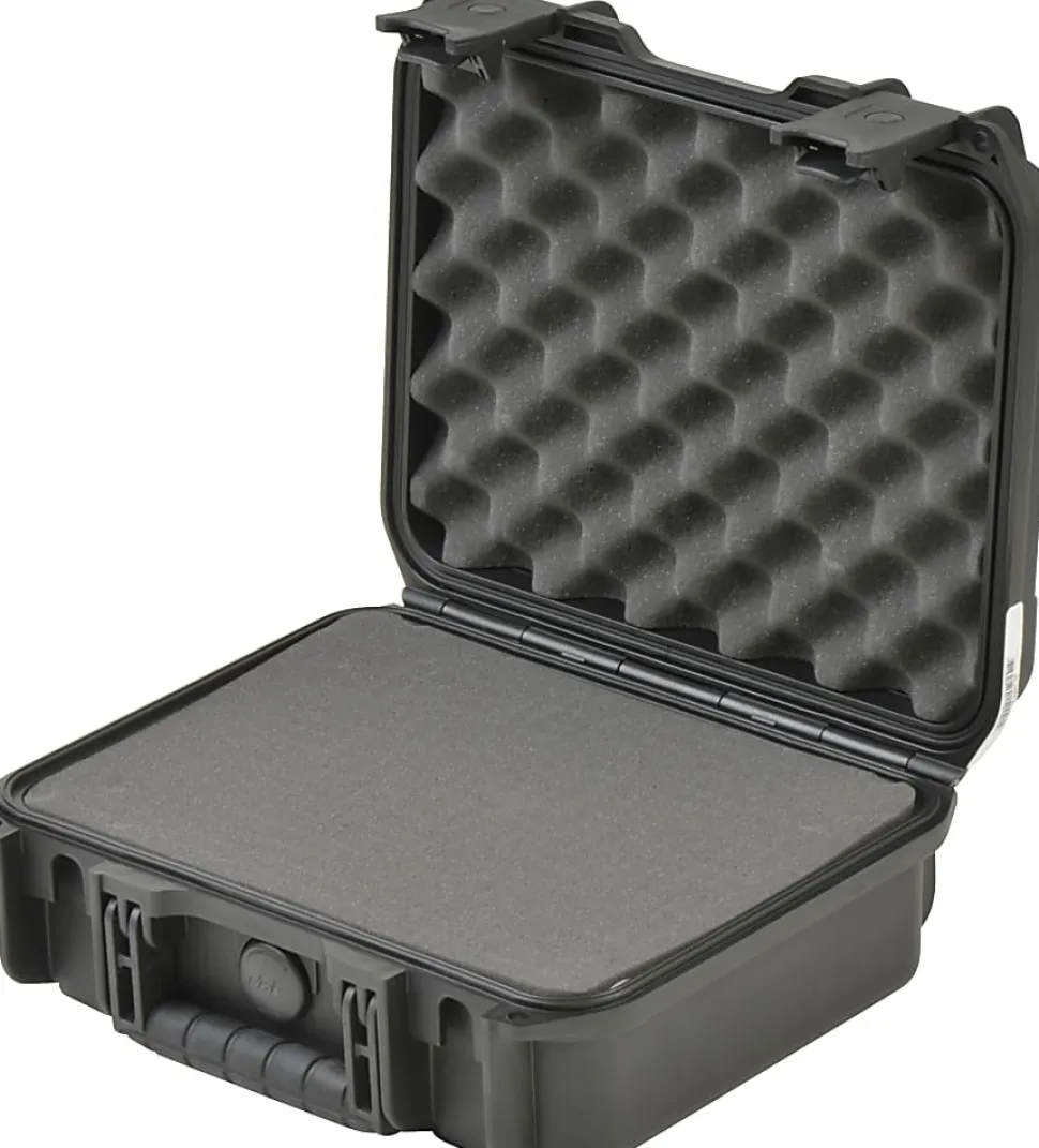 SKB Cases iSeries Injection-Molded Mil-Standard Waterproof Case With Foam, 12"H x 9"W x 4-1/2"D, Black