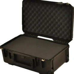 SKB Cases iSeries Injection-Molded Mil-Standard Waterproof Case With Foam And Built-In Pull Handle And Wheels, 20-3/8