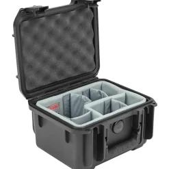 SKB Cases iSeries Injection-Molded Mil-Standard Waterproof Case With Padded Dividers, 8-1/2