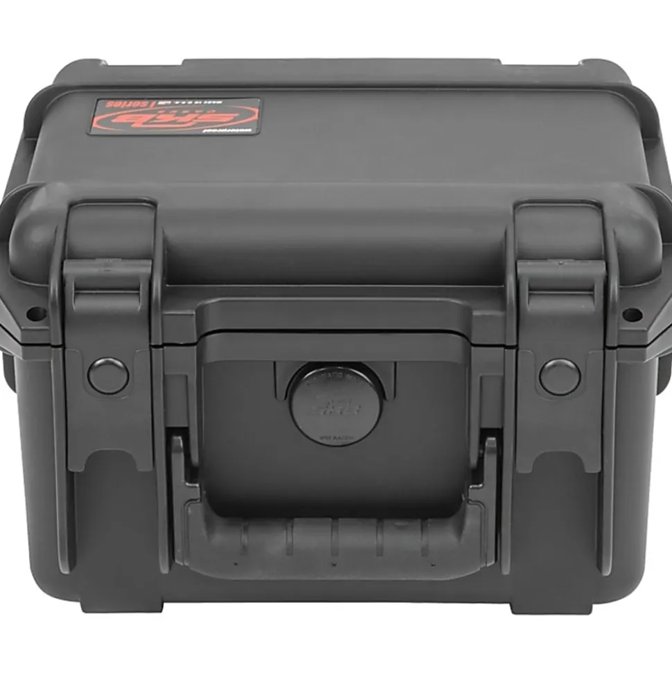 SKB Cases iSeries Injection-Molded Mil-Standard Waterproof Case With Padded Dividers, 8-1/2"H x 6-3/8"W x 6-1/8"D