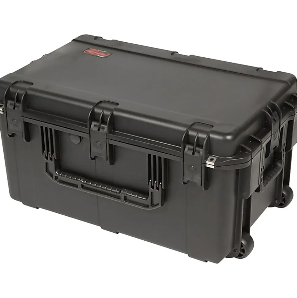 SKB Cases iSeries Large Protective Case With Cubed Foam And Wheels, 29" x 18" x 14", Black