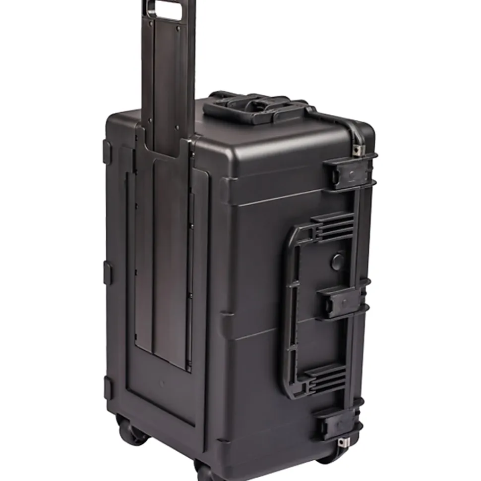 SKB Cases iSeries Large Protective Case With Cubed Foam And Wheels, 29" x 18" x 14", Black