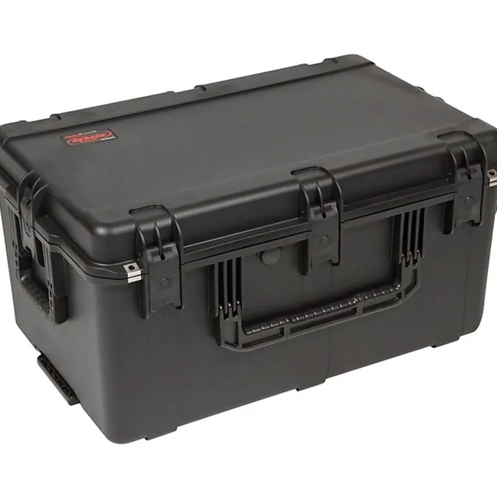 SKB Cases iSeries Large Protective Case With Cubed Foam And Wheels, 29" x 18" x 14", Black
